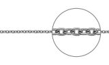 Platinankerkette 1,1mm